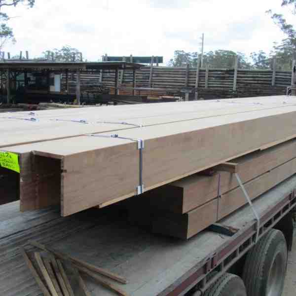 Ironbark beam boxes 11m long